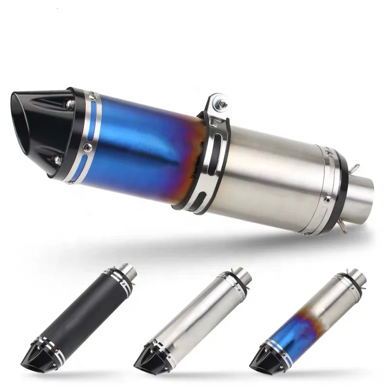 exhaust carbon motorcycle 50cc scooter exhaust