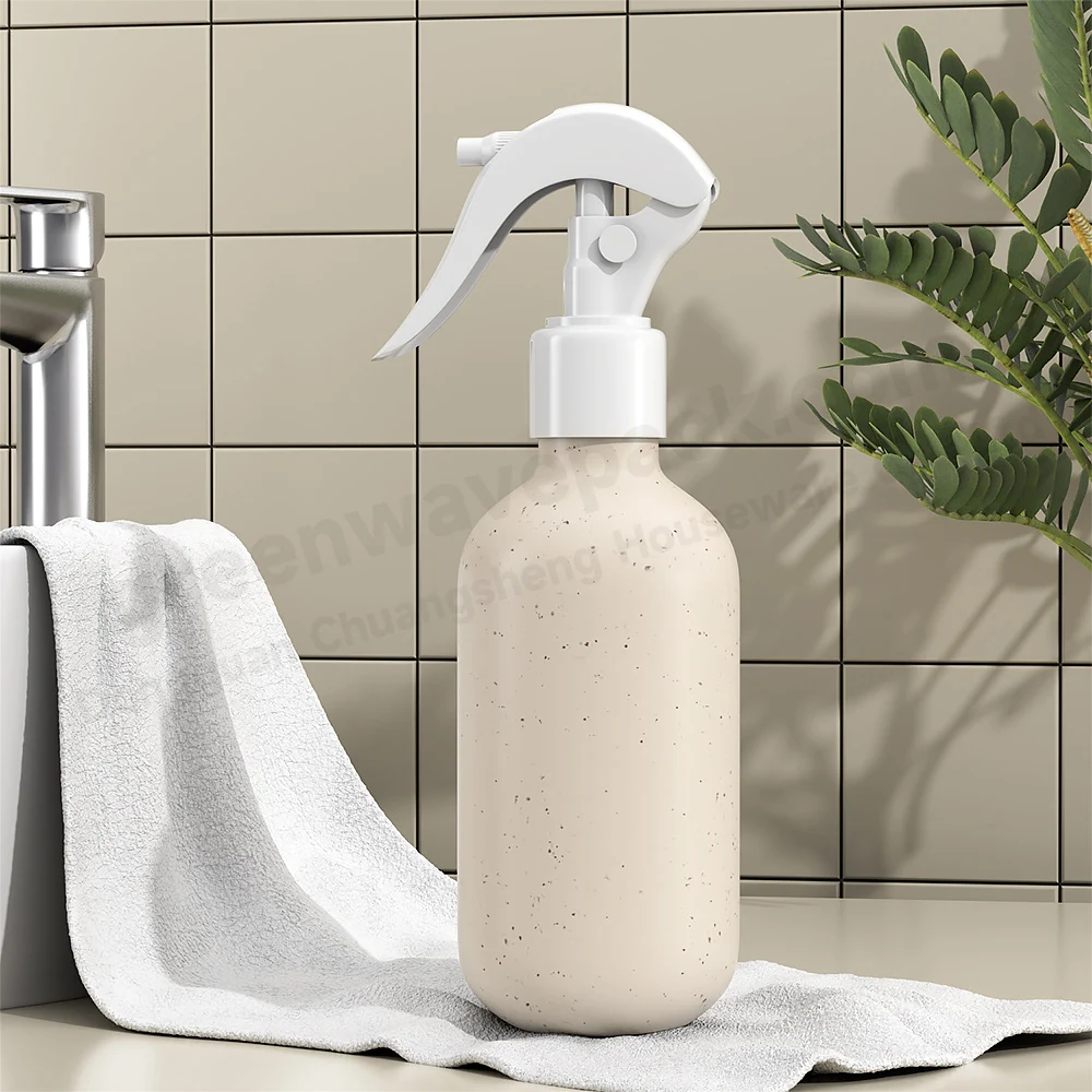 Biodegradable Free Sample 30ml-500ml Eco Friendly Wheat Straw Shampoo Bottle Packaging Recyclable