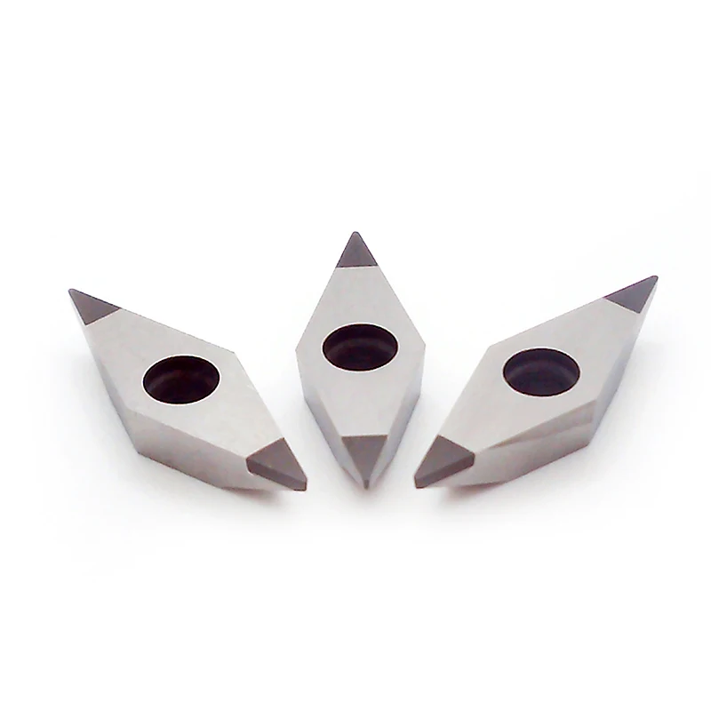 Factory price PCBN inserts VBGW1604  for Cast Iron Finishing Turning, 2 cutting edges