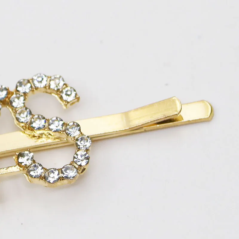 Free Shipping Letter Words Hairpin Bling Rhinestone Hair Clips Crystals Kids Hair Accessories Hot Sell Hair Clips