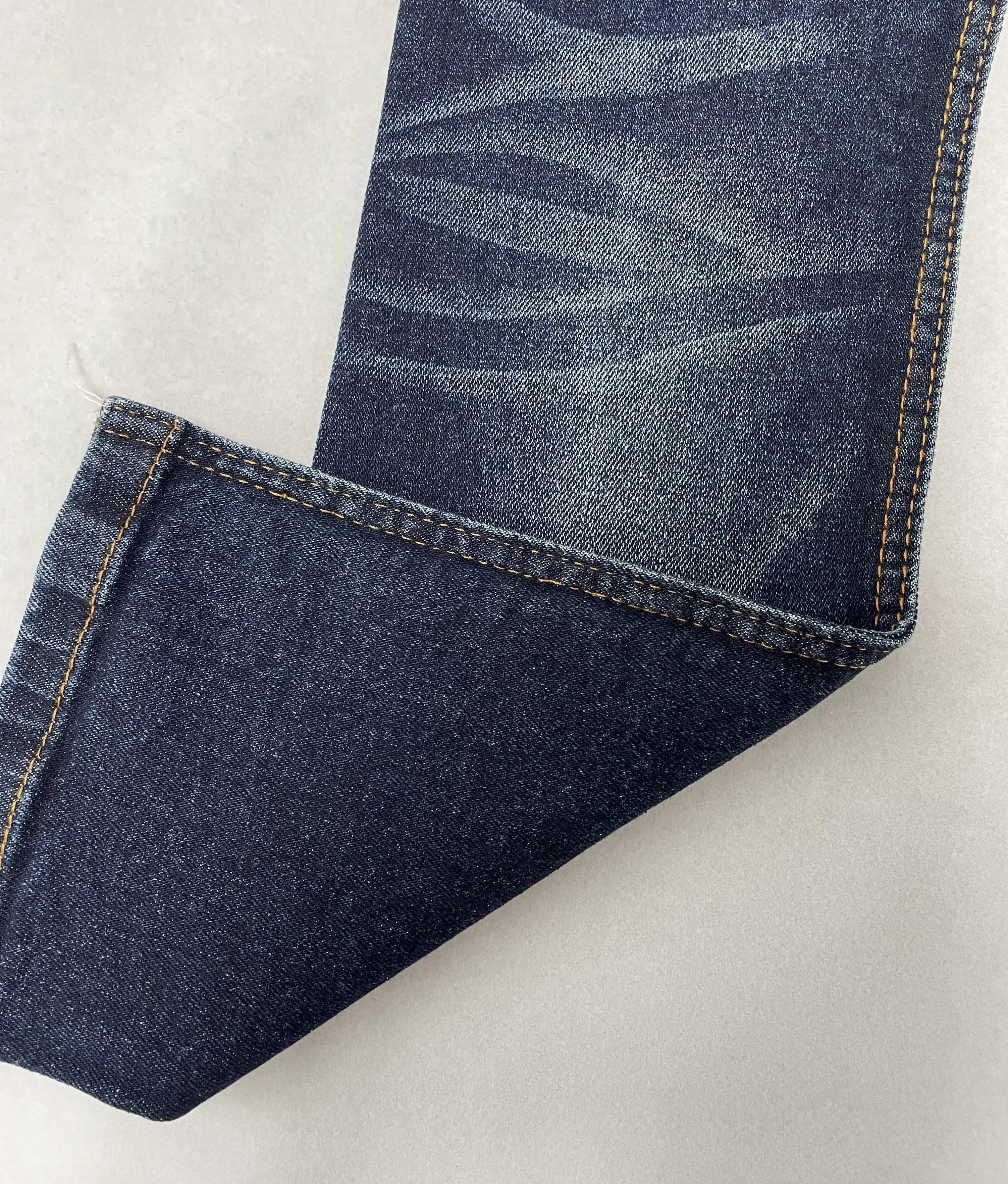 12 oz Heavy weight cotton spandex men jeans denim fabrics with comfortable elastic from China factory