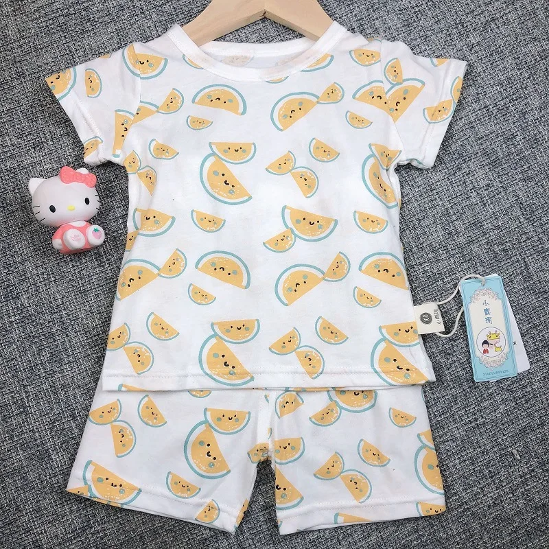 Summer Infant Newborn Baby Boy Clothes Children Clothing Set for Girls Kids T-Shirt Shorts 2PCS Outfits Cotton Boys Clothing