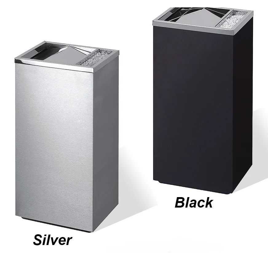 20L 25L 30L Classification dustbin,park metal dustbin,good looking waste container for outdoor