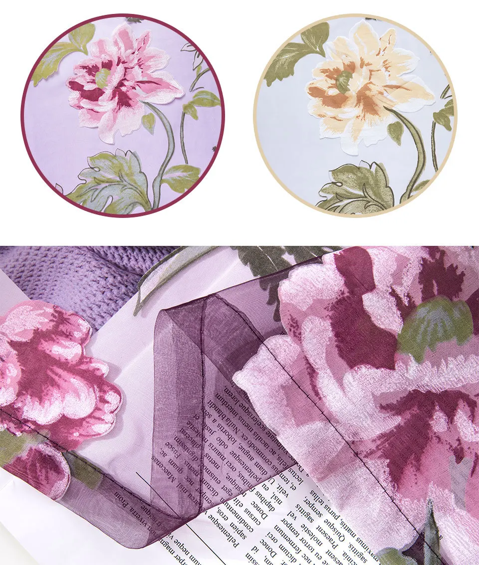 Cheap Price Hot Sell Printed Sheer Floral Curtains Butterfly Sheer Window Curtains Woven 100% Polyester Modern Grommet Rope