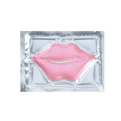 Wholesale custom private label herbal  lips care gel vegan collagen pink crystal lip mask