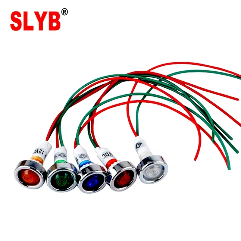 Good price Red Green Yellow Blue White 10mm Neon Signal Lamp XD10-7 Power Indicator Power Pilot Light Use for Hot Water Heater