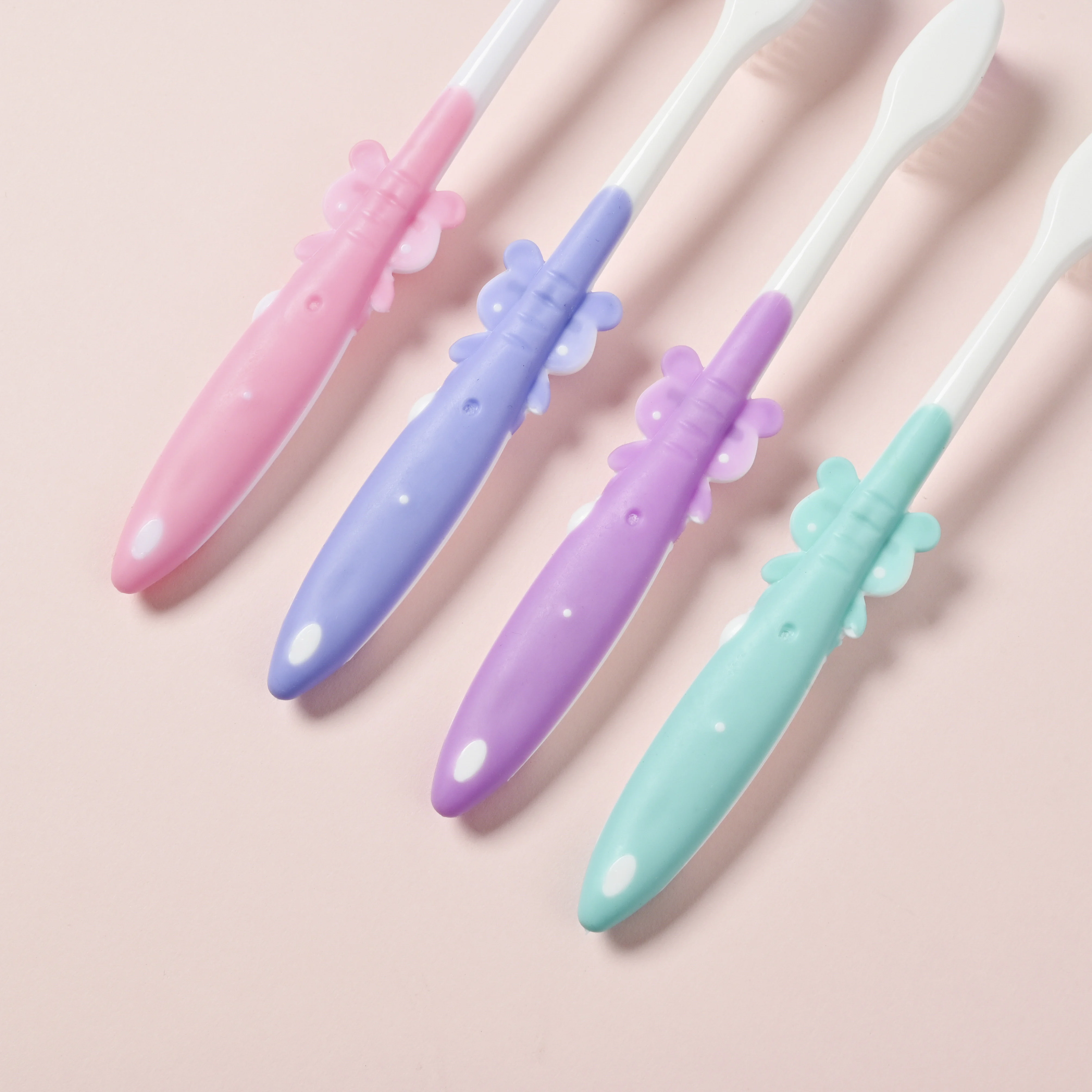 Creby 606 High Quality Cartoon Tiger Plastic Kids Soft Bristle Children Tooth Brush Toothbrush