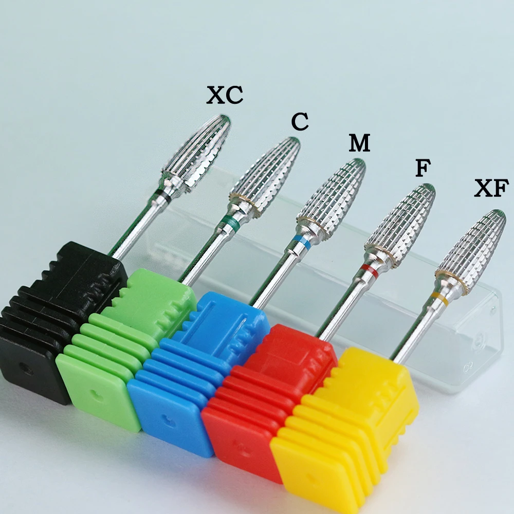 Whole Carbide Nail Drill Bits Nail Art Electric Drill Machine Files Burrs Milling Cutters Nail Art Tools CO-CD006