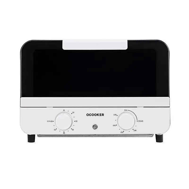 Домашняя электрическая ретро мини-духовка с двойной нагревательной трубкой 220 в 750 Вт 12 л