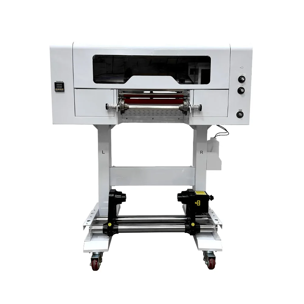 30cm small business  UV DTF Printer Automatic High Precision AB Film Uv Roll to Roll Printer