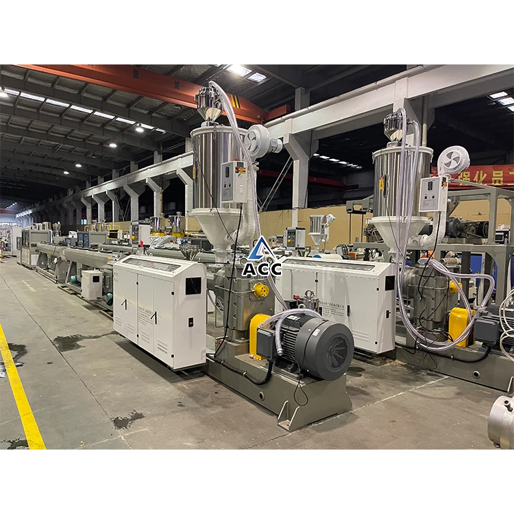 Automatic 20-63mm plastic PP/PPR pipe manufacturing extruder making machine
