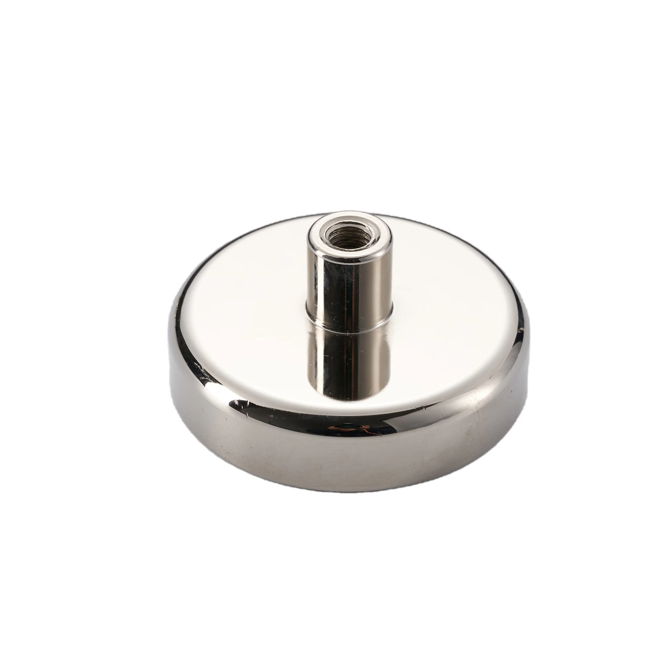 Cup magnet is used to fix heavy cargo and support suspended objects and can be equipped with hooks