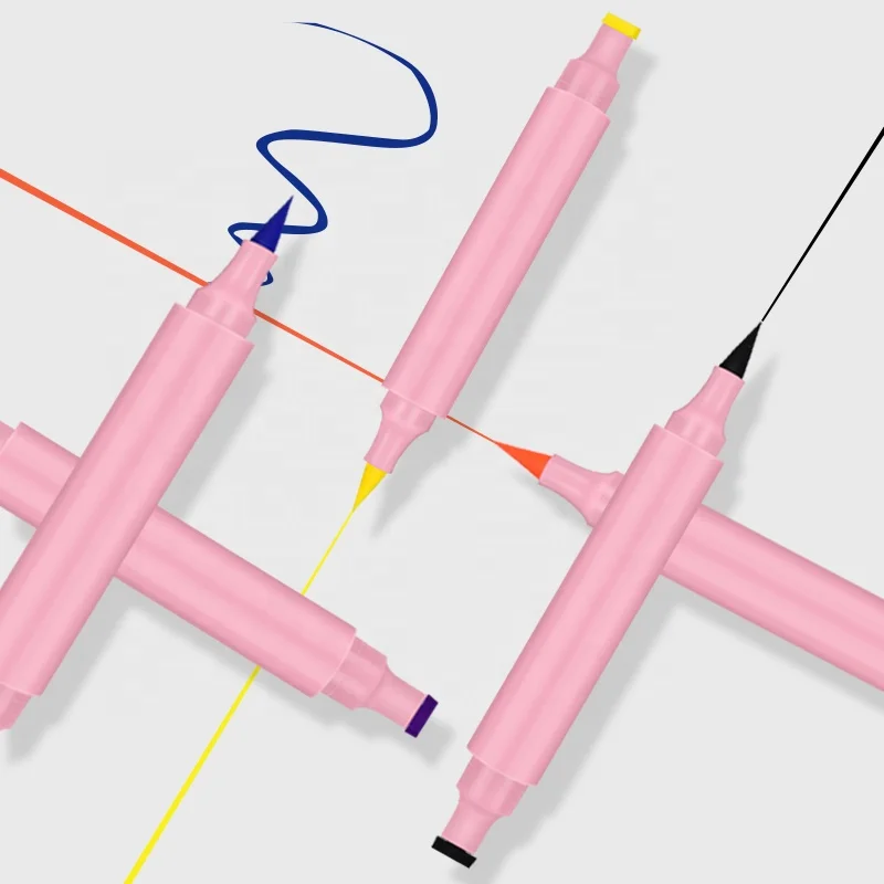 Pink Waterproof Eye Liner Private Label Long Color Lasting Natural Black Liquid Eyes Eyeliner Stamp Pencil