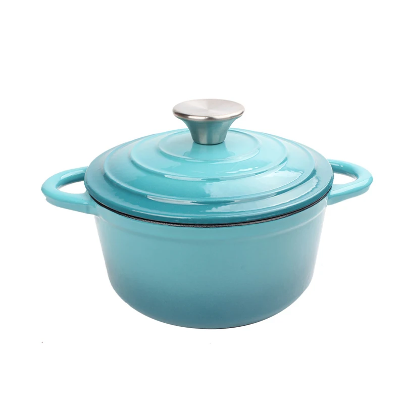Bright Houseware Restaurant High-Quality New Dutch Oven Enamel Cast Iron Casserole Non Stick Cooking Pot