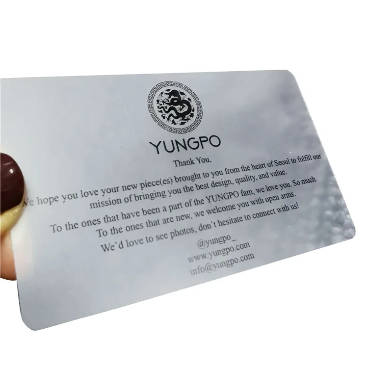 
Factory Wholesale Transparent Plastic Pvc Luxury Business Card Printing 