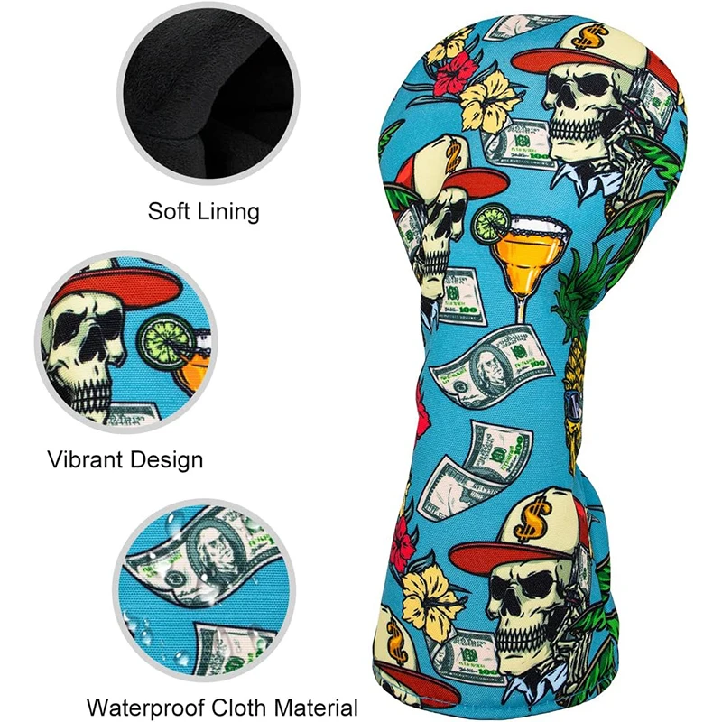Unique Style Style Golf Head Covers Set for Golf Enthusiasts