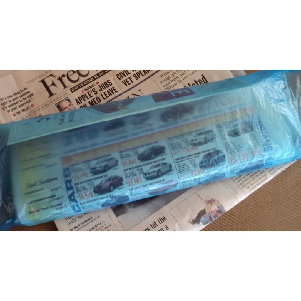 Customized newspaper printed shopping plastic bagplastic bags for newspaper delivery