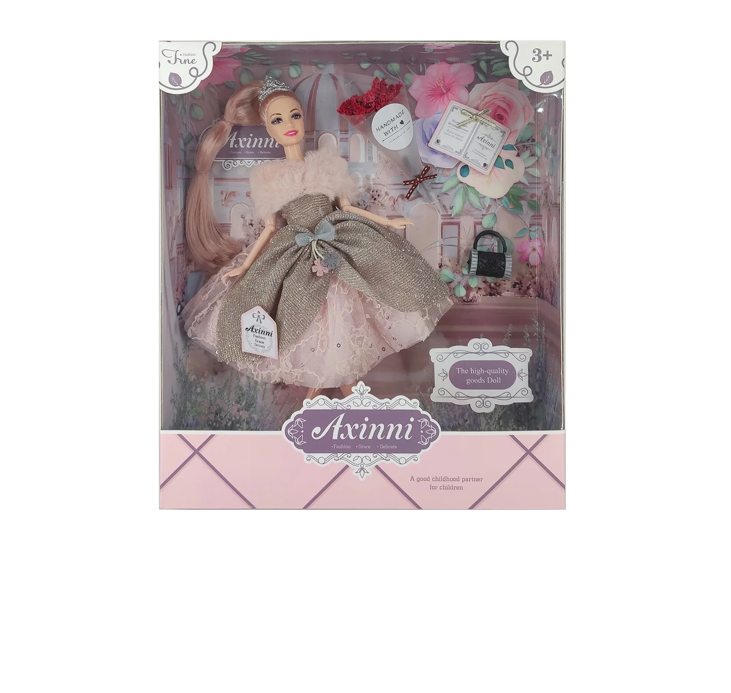 11.5 inch solid body 9 joints Fashion Axinni doll fashion doll for girls gift dolls