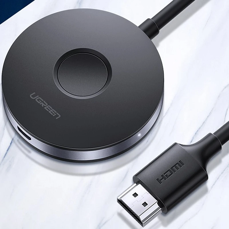 Ugreen 4K 1080P 5G Мобильный экран литой зеркальный HD Беспроводной Wi-Fi дисплей адаптер приемник для iPhone Mac iOS Android к