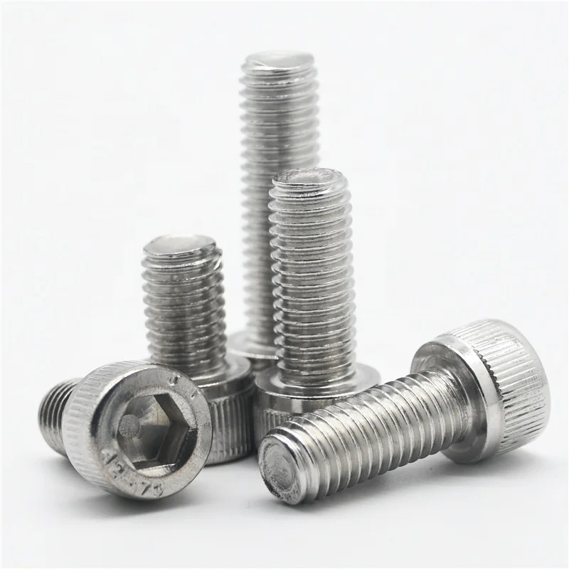 DIN 912 Hex Socket Head Screws Galvanized Zinc Plated Plain Hexagon Socket Head Bolt Allen Cap Bolt
