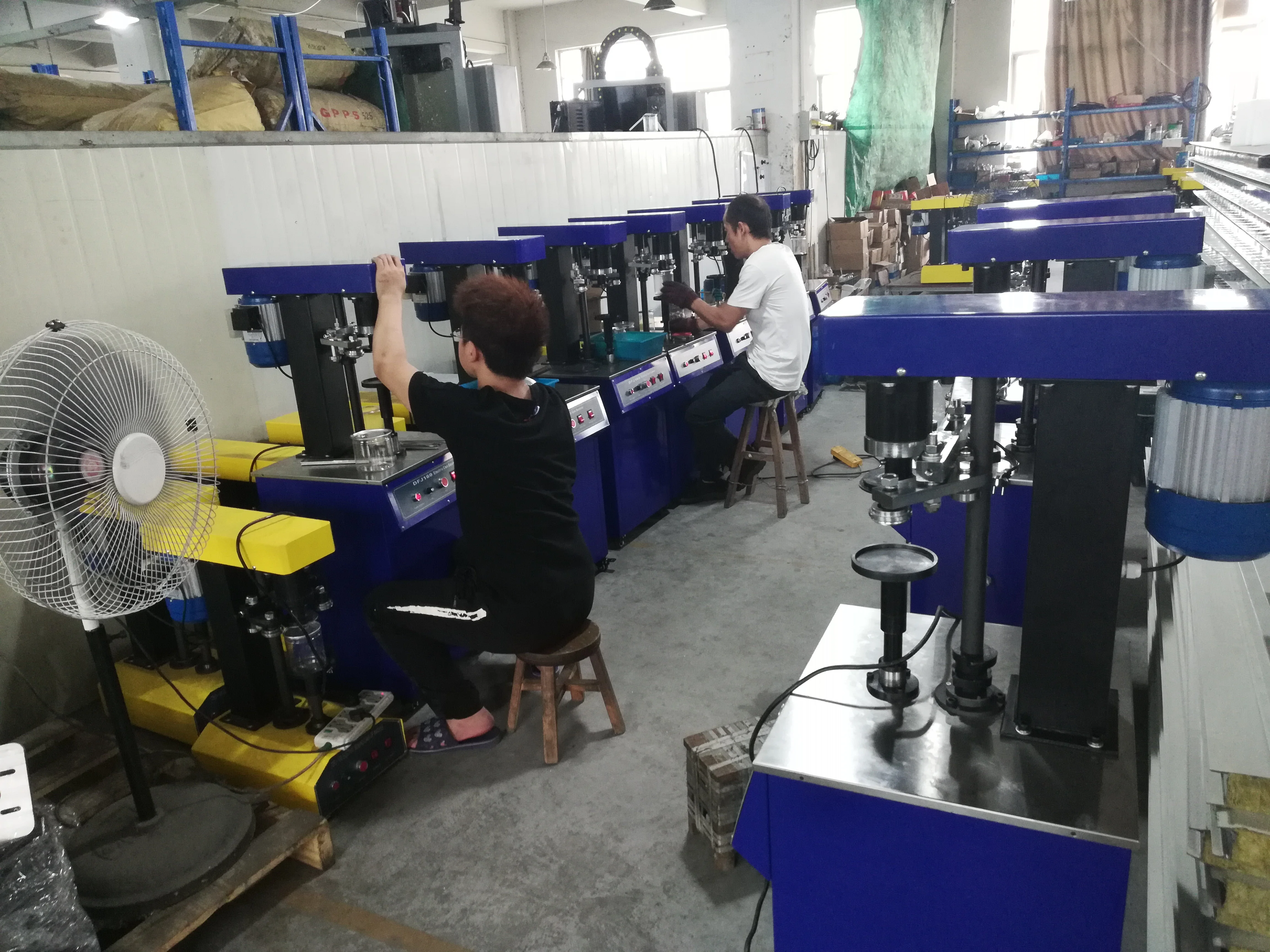 SY DFJ-160 Vertical plastic can sealing machine tin can sealer