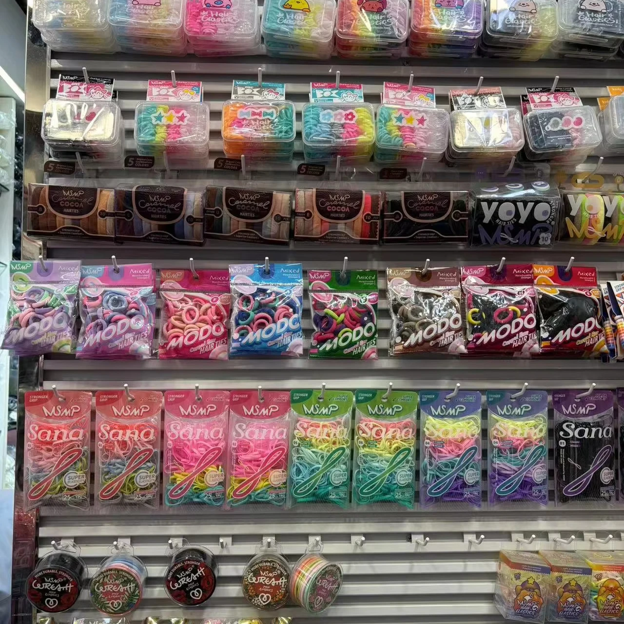 Factory Wholesale All designs best price Candy Multicolor Simple Hair band No Seam Women Girl Rubber band High Stretch Hair Ring