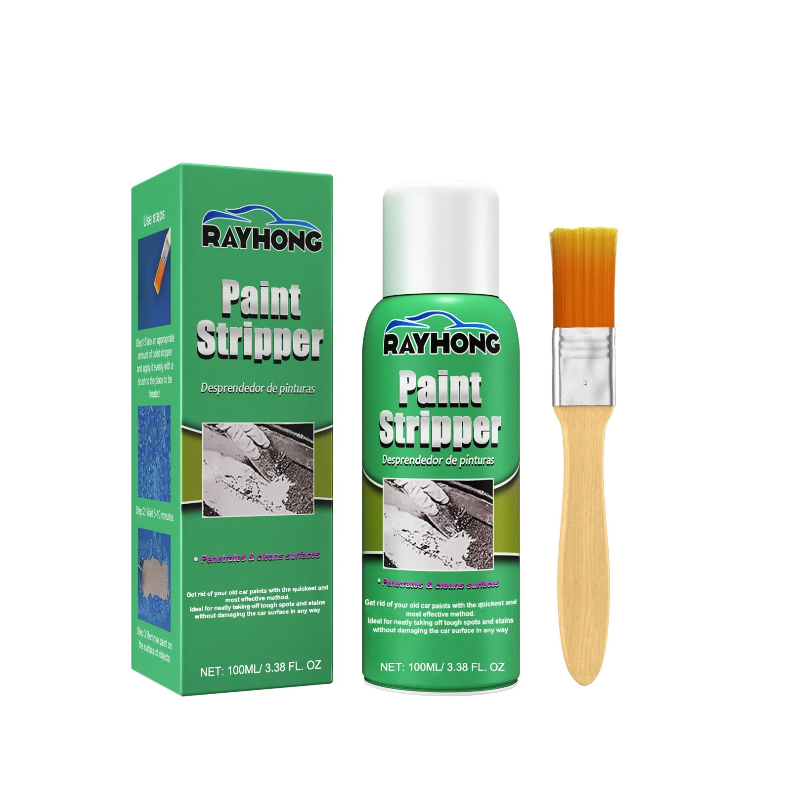 Car Paint stripper Strong Paint Removal Spray Maintenance Kit Powerful Paint