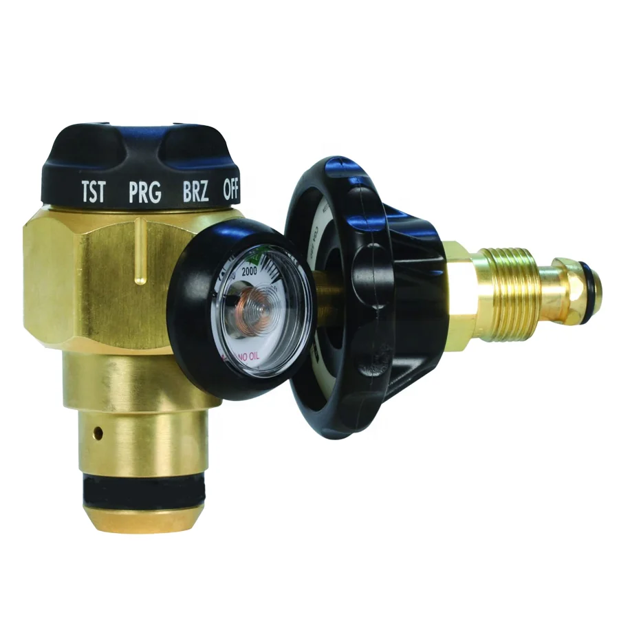 Регулятор очистки азота расходомер Vn250 250 PSI испытательное давление