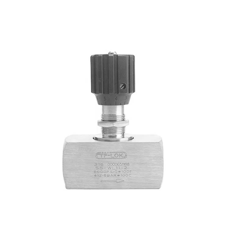 small hydraulic flow control needle valves