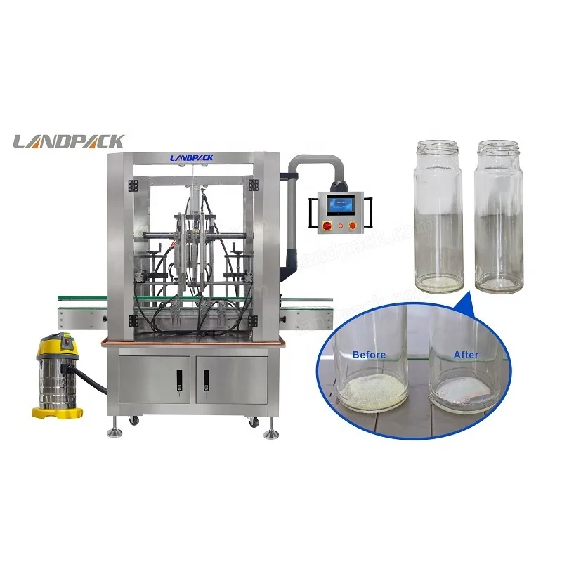 Landpack LD-XP04 4 головки отрицательных ионов высокий средней длины с круглым носком Bottle Washing Machine