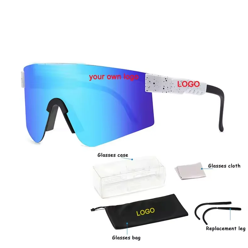 2024 cost -effective cycling sugnlasses outdoor bicycle  brand custom logo Driving Running UV400 windproof PC Sport Sunglasses