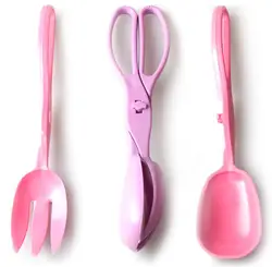 Kitchen Thickening Food Serving Tongs / Buffet Party Catering Salad Tongs