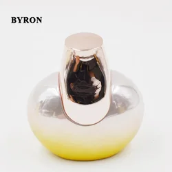 Wholesale Customize Unique Vintage  Fragrance Bottle Luxury Empty 100ml Crimp Neck Glass Spray Perfume Bottle