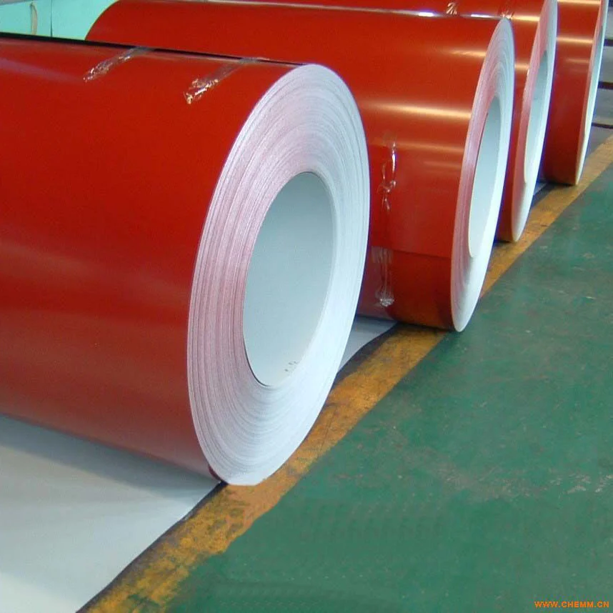 China supplies large quantities of camouflage embossed 0.3mm color-coated rolls, wall color-coated rolls