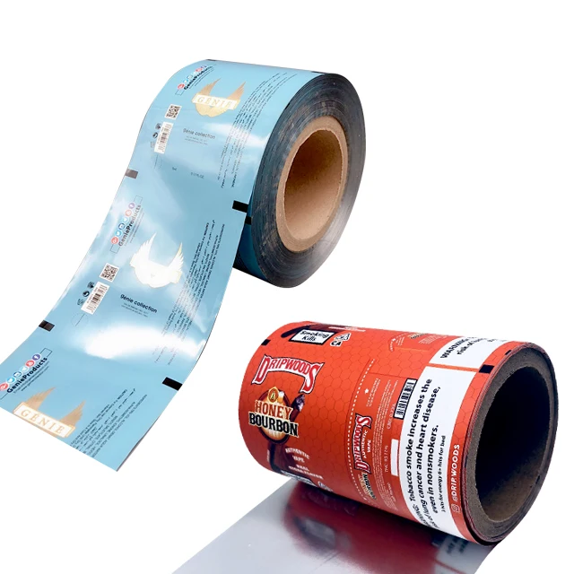 Plastic Packaging Film PP PET BOPP Printed Roll Pouch Sachet Bag Mylar for Food Snack Daily Chemical Automatic Packing