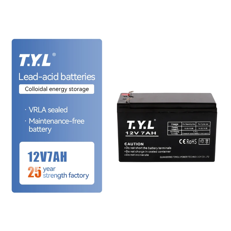T.Y.L Factory Price Rechargeable 12v 7ah agm deep cycle battery ldc6 sealed battery 12v 7 amp ups battery 12v 9ah home use ups
