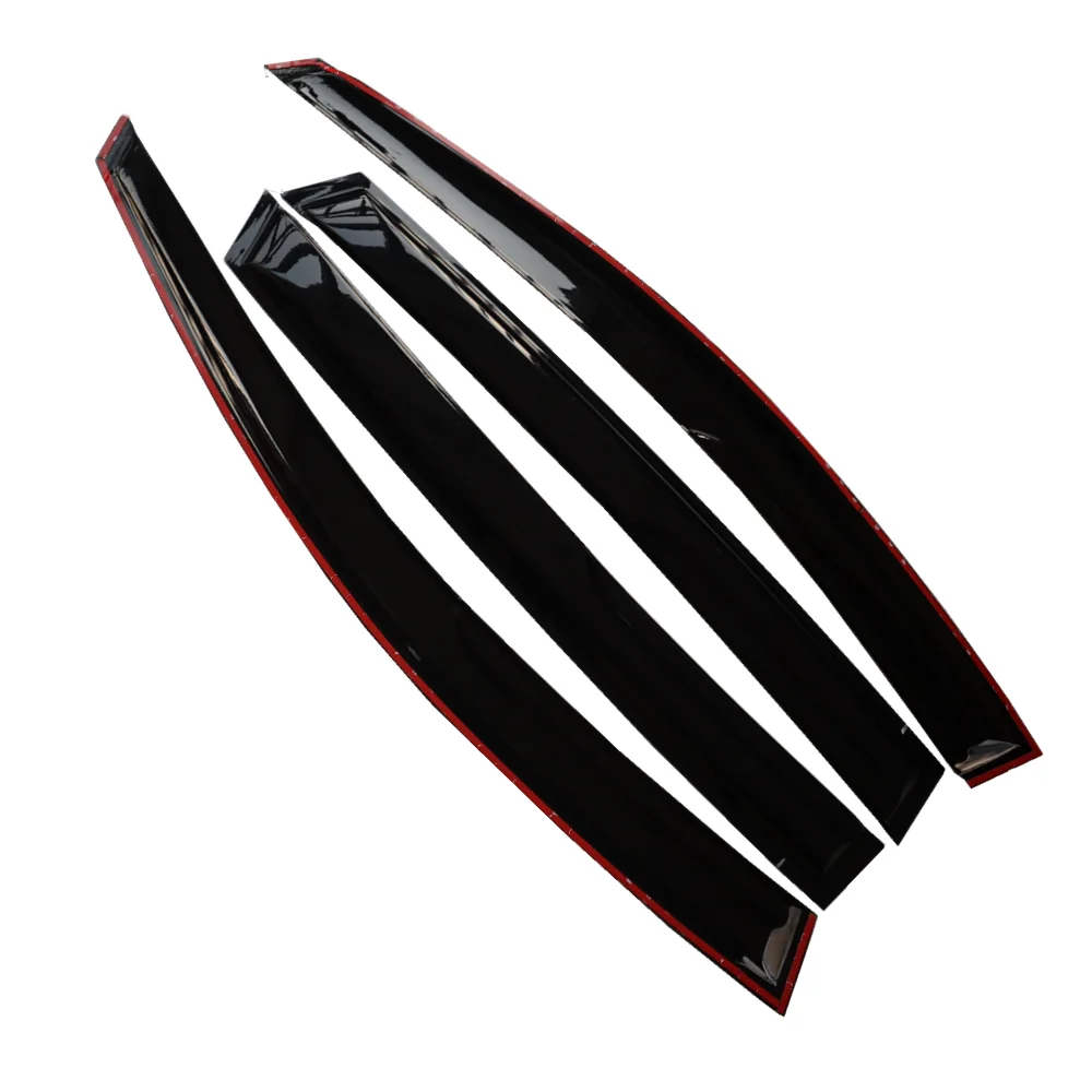 12-year factory Car Rain Visor Side Wind Window Deflector Auto Rain Sun Guards Door Ventshade Visor For LIFAN 330