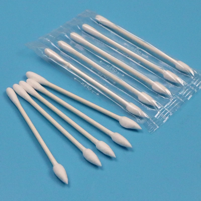 Individual Wrapped Round and Pointed Makeup Removing Cotton Swab Qtips Cosmetic Cotton Bud
