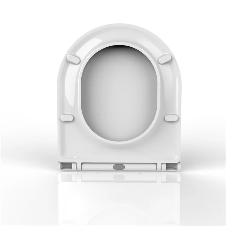 Uf/duroplast Toilet Seat Cover Sanitary Ware Seat Cover Silent Close Square Open Front Fast Installation Bathroom European