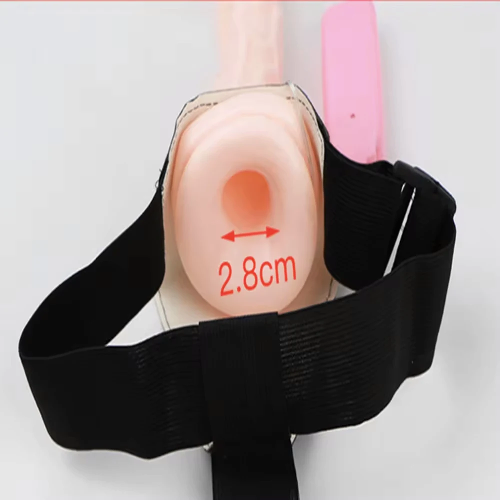Couple Strap Dildo Small Sex Toy Horse Belt Shield With Nozzle 1 Pieces 8Inch Ka Moveable Skin Dogs Penis On Cage