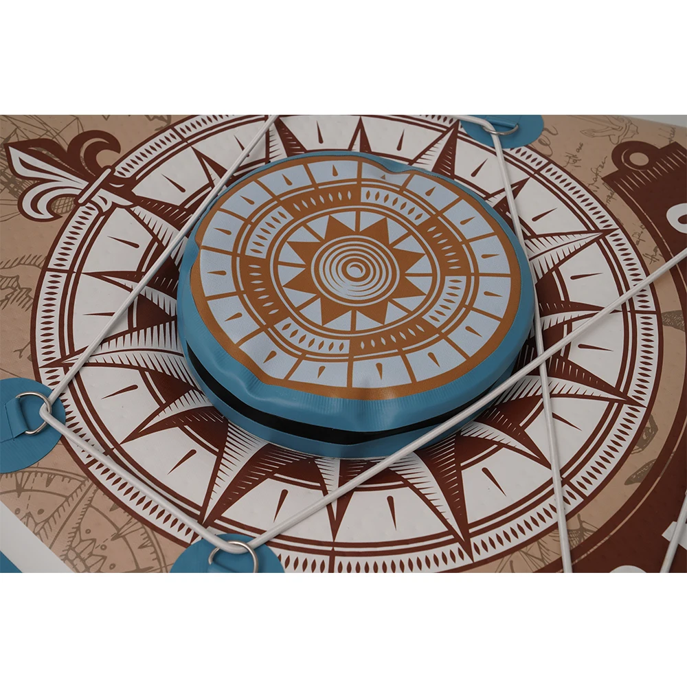 Hot welding seam customized design dwf waterplay surfing stand up paddle board inflatable SUP board with wood grain