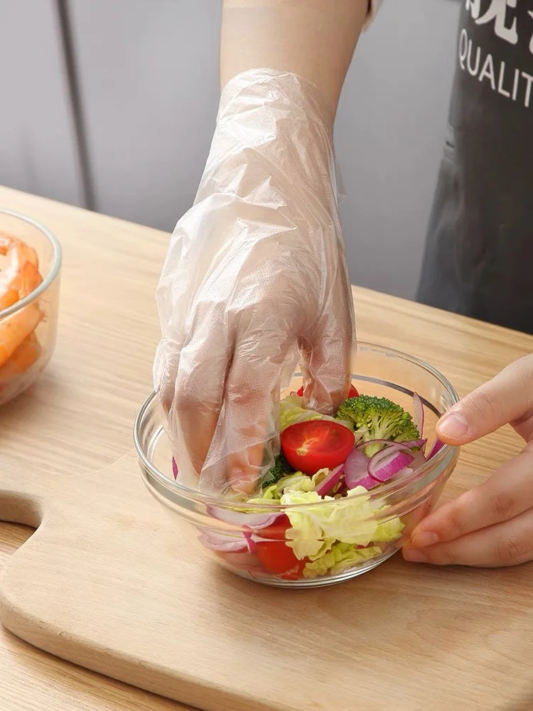 OEM Manufacturer Best-selling Micro-touch Clear PE Gloves for Fast Food Services