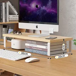 Single Laptop Computer Metal Monitor Riser Desktop Monitor Stand Riser