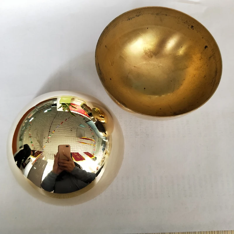 Wholesale 4 inch 5 inch 6 inch brass Half Ball Sphere Or Hemisphere Hollow