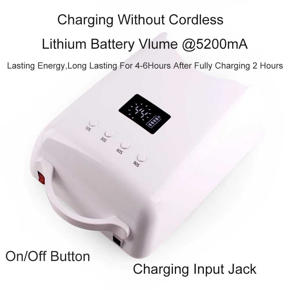 78W Quick-drying UV LED Curing Lamp Nail Art Mini Portable USB Plug Gel Nail Polish Dryer 39PCS led Nail Lamp