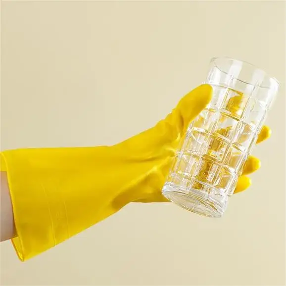 Household Silicone Gloves Cleaning Rubber Dish washing Gloves Kitchen Gloves