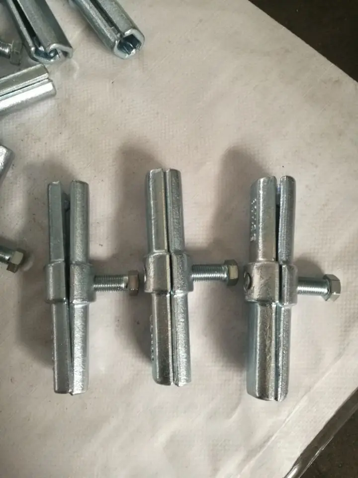 JIS BS standard Scaffolding Clamp Pressed drop forged Inner Expanding Joint Pin steel scaffolding coupler