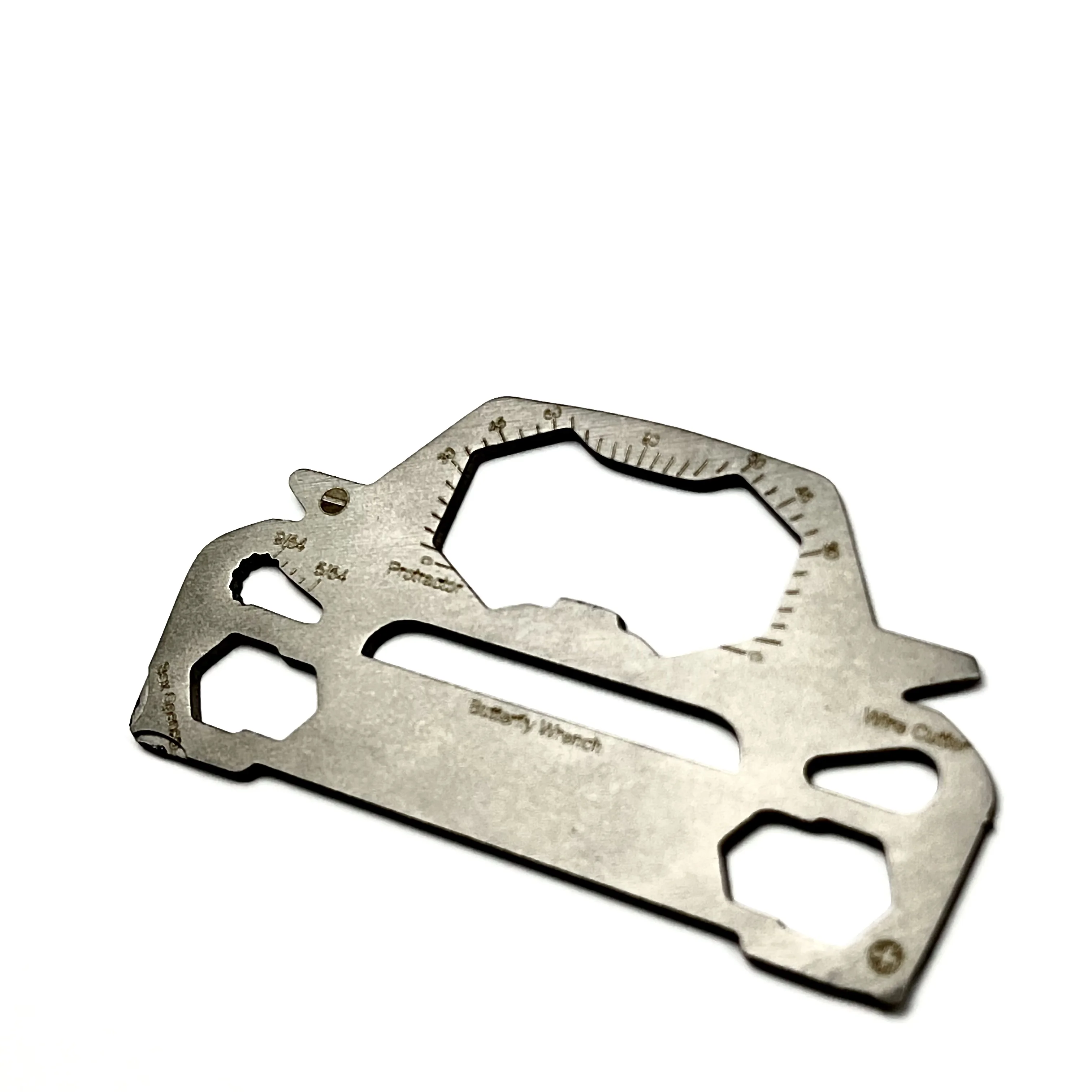 Free Sample 17 in 1Multi purposed Sports Car EDC Keychain Tool