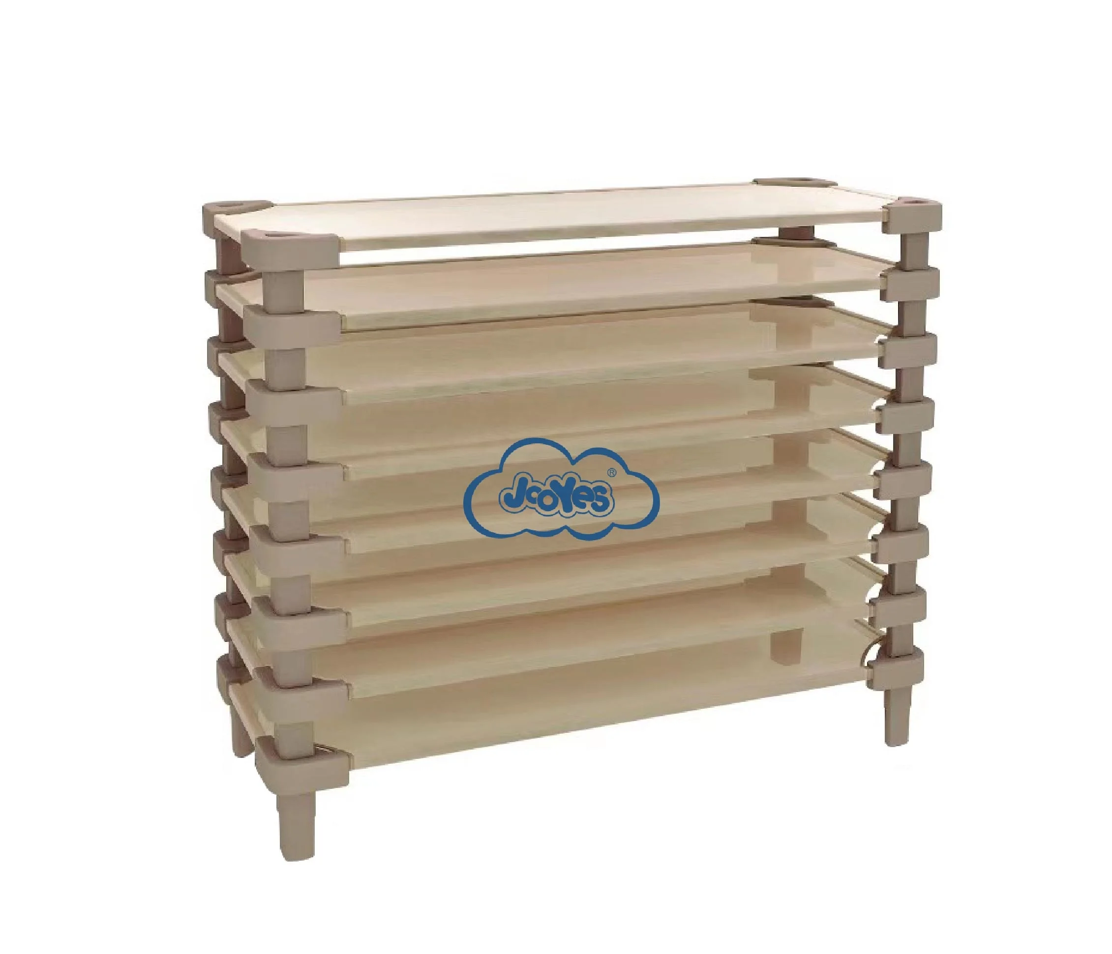 Daycare beds stacked children bed plastic kids bed