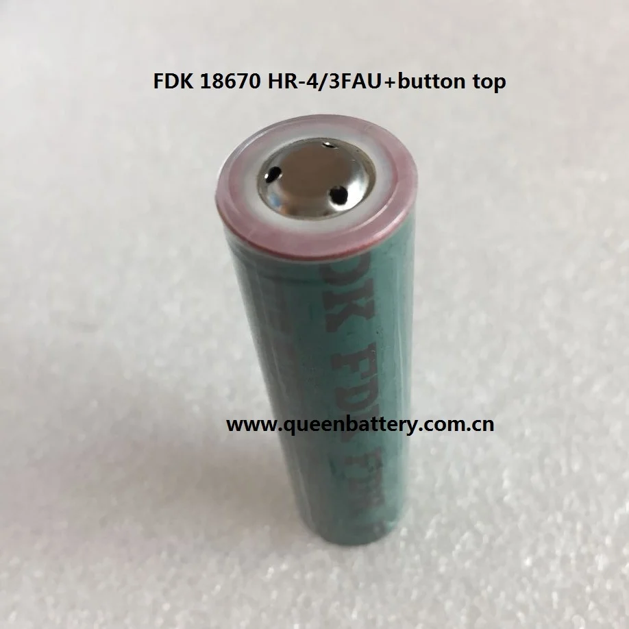 Кнопка сверху FDK 18670 4/3FAU 4500mah HR-4/3FAU NI-MH 1 2 V батарейные инструменты бритвы трансиверы отвертки дрели